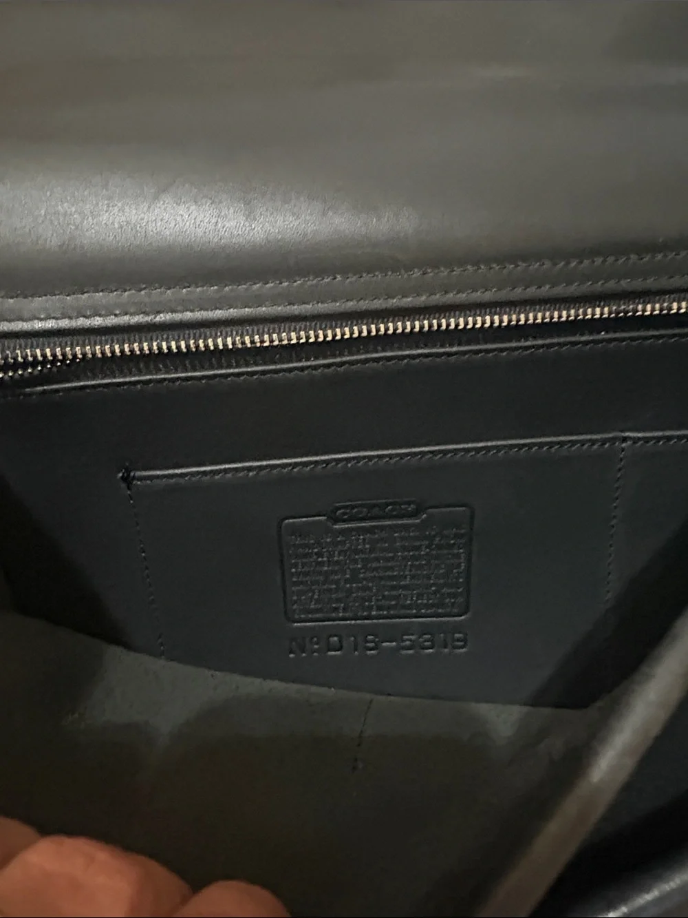 vintage Coach leather Briefcase (Style 5319)